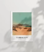 Çerçevesiz Poster Corralejo Plaj Manzarası ve Doğa thumbnail 2