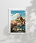 Çerçevesiz Poster Marsilya'nın Tarihi ve Deniz Estetiği thumbnail 6
