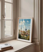 Çerçevesiz Poster Tallinn Tarihi Şehir Manzarası thumbnail 3