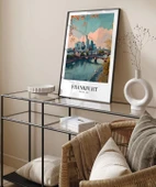 Çerçevesiz Poster Frankfurt Vintage thumbnail 4