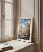 Çerçevesiz Poster Tianjin Tarihi Sokak Manzarası - 3