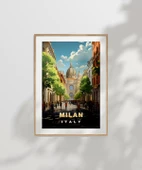 Çerçevesiz Poster İtalya'nın Modası thumbnail 6