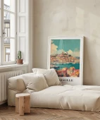 Çerçevesiz Poster Akdeniz'in Işıltılı Limanı thumbnail 4