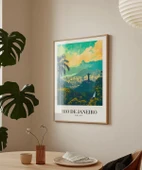 Çerçevesiz Poster Brezilya'nın İncisi Rio de Janeiro thumbnail 5