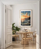 Çerçevesiz Poster San Francisco Gün Batımı thumbnail 5