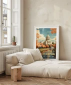 Çerçevesiz Poster Washington D.C. Capitol Sanatsal thumbnail 4