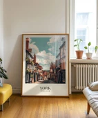 Çerçevesiz Poster York Tarihi Sokakları thumbnail 3