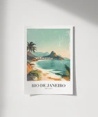 Çerçevesiz Poster Rio de Janeiro'nun Tropikal Güzelliği thumbnail 1