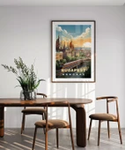 Çerçevesiz Poster Tuna Nehri Üzerinde Gün Doğumu thumbnail 5