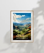 Çerçevesiz Poster Mendoza Dağ Manzarası ve Yeşil Vadiler thumbnail 7