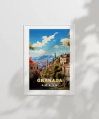 Çerçevesiz Poster Granada'nın Gizemli Güzelliği thumbnail 2