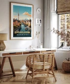 Çerçevesiz Poster Düsseldorf Almanya thumbnail 4