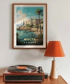 Çerçevesiz Poster Malta Sahil Manzarası ve Akdeniz Huzuru thumbnail 3
