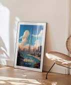 Çerçevesiz Poster Dubai Burj Khalifa Kulesi thumbnail 5