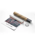 Çerçevesiz Poster New York Silüeti Gün Doğumu thumbnail 8