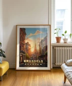 Çerçevesiz Poster Gün Batımında Zarafet thumbnail 5