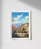 Çerçevesiz Poster Granada'nın Gizemli Güzelliği thumbnail 1