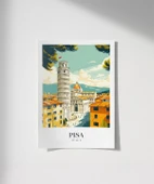Çerçevesiz Poster Toskana’nın İncisi Pisa thumbnail 1