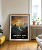 Çerçevesiz Poster Fenerlerin Büyülü Gecesi thumbnail 5