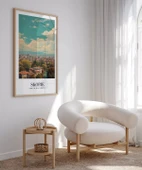 Çerçevesiz Poster Üsküp Şehir Manzarası thumbnail 4