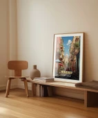 Çerçevesiz Poster Kopenhag Şehir Manzarası ve Refleksiyon thumbnail 3