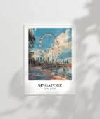 Çerçevesiz Poster Marina Bay'ın Parlak Yüzü thumbnail 2