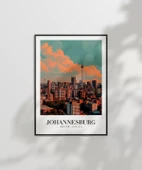 Çerçevesiz Poster Johannesburg Güney Afrika Seyahat thumbnail 6