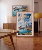 Çerçevesiz Poster Sydney Limanı ve Opera Binası thumbnail 4