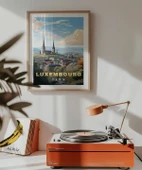 Çerçevesiz Poster Lüksemburg Şehri Tarihi Manzarası thumbnail 3