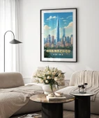 Çerçevesiz Poster İhtişamlı Guangzhou Gökdelenleri thumbnail 5