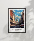 Çerçevesiz Poster Tarihi Buenos Aires Manzarası thumbnail 6