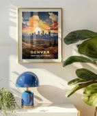 Çerçevesiz Poster Denver'ın Parlayan Ufku thumbnail 5