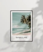 Çerçevesiz Poster Sandy Lane Barbados Tropik Sahil thumbnail 6