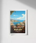 Çerçevesiz Poster Napoli'nin Tarihi Sokakları thumbnail 1