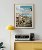 Çerçevesiz Poster Tropikal Lima Sokakları Dekoratif - 3