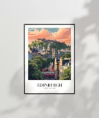Çerçevesiz Poster Edinburgh'un Tarihi Tepeleri thumbnail 6