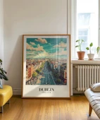 Çerçevesiz Poster Grafton Caddesi Manzarası thumbnail 5