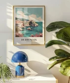 Çerçevesiz Poster Dubrovnik Hırvatistan thumbnail 4