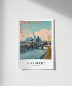 Çerçevesiz Poster Frankfurt Vintage thumbnail 1
