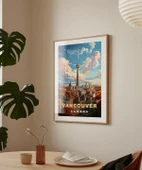 Çerçevesiz Poster Vancouver ve Sonbahar Renkleri Şehir thumbnail 4