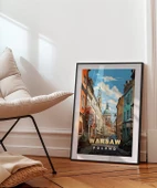 Çerçevesiz Poster Varşova Mimarisine Yolculuk thumbnail 3