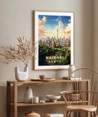 Çerçevesiz Poster Nairobi Şehir Manzarası thumbnail 5