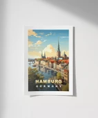 Çerçevesiz Poster Kuzeyin İncisi Hamburg thumbnail 1