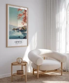 Çerçevesiz Poster Alplerin ve Gölün Zarafeti - 3