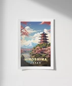 Çerçevesiz Poster Hiroşima'nın Huzurlu Manzarası thumbnail 1