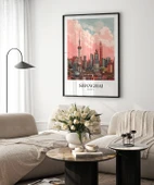 Çerçevesiz Poster Shanghai Gökyüzüne Yükselen Şehir thumbnail 5