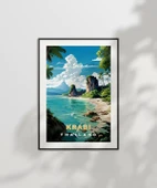 Çerçevesiz Poster Krabi, Tayland Seyahat thumbnail 6