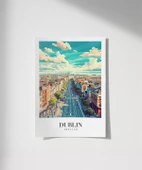 Çerçevesiz Poster Grafton Caddesi Manzarası thumbnail 1