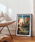 Çerçevesiz Poster Nehrin ve Güneşin Şehri - 3