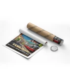 Çerçevesiz Poster Dağların Gölgesinde Sarajevo Şehir Manzarası thumbnail 8